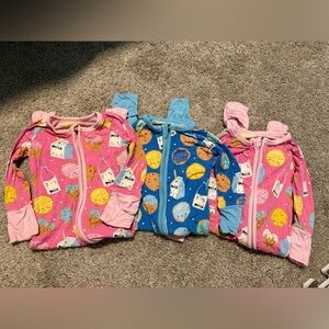 Little Sleepies 0-3 months bundle of 3